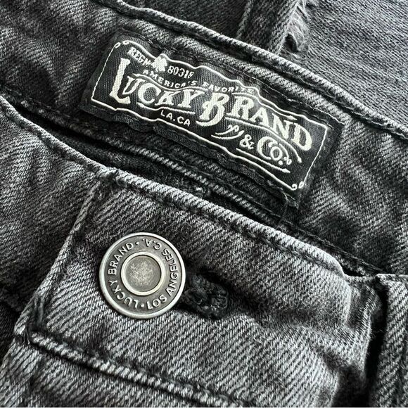 Lucky Brand Bridgette Skinny Ankle Raw Hem Button Fly Jeans - Picture 7 of 10